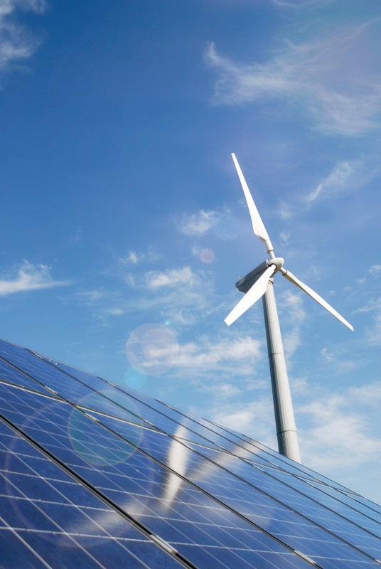 Regenerative Energie, Windkraft, Solar